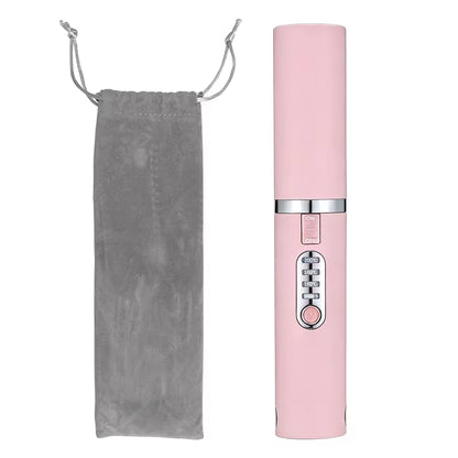 2-IN-1 Electric USB Hair Straightener Curler Fashion Colored Diamond Design Wireless Travel Hair Straightening Styler Brush