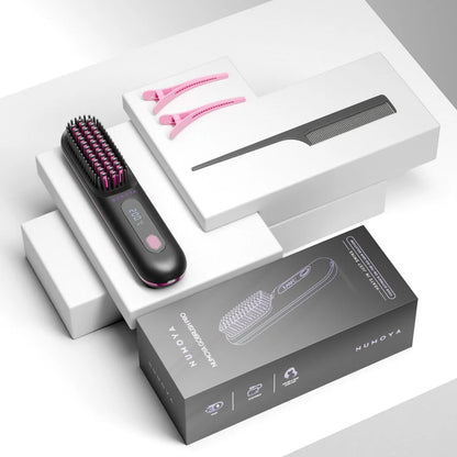 [NEW] Numoya Portable Straightener Brush - Gobrush PRO