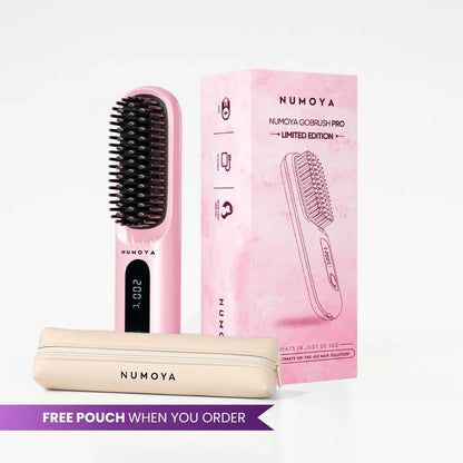 [NEW] Numoya Portable Straightener Brush - Gobrush PRO