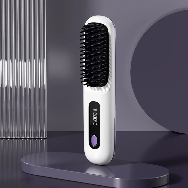 [NEW] Numoya Portable Straightener Brush - Gobrush PRO