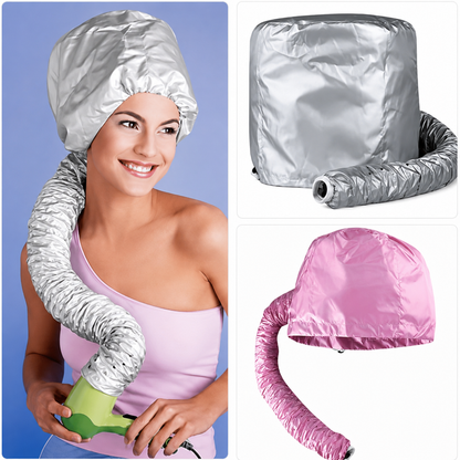 Bonnet Sèche Cheveux Portable – Séchage Rapide & Soin Capillaire