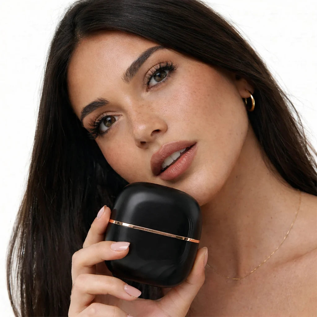 Brosse Lissante & Bouclante Sans Fil 2 en 1 – Portable Mini